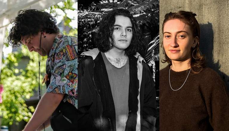 A montage of three bios, from left to right, Todd Luffa, Fern, Jess Robinson