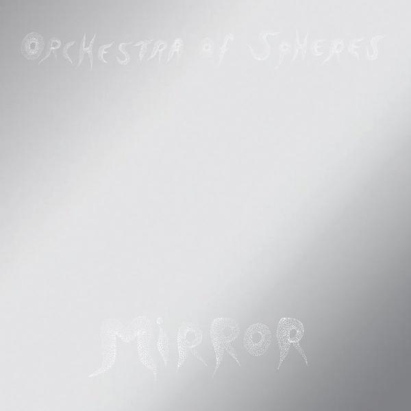 Mirror cover, silver reflective surface.
