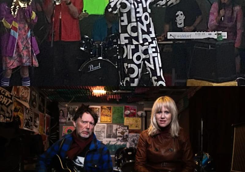 2 images showing bands Hot Rugs and deaf edge